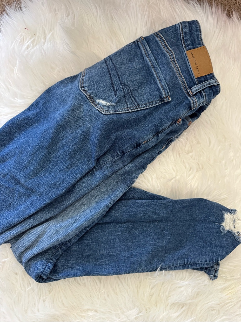 American Eagle Outfitters Dark Blue Stretch Denim Jeans